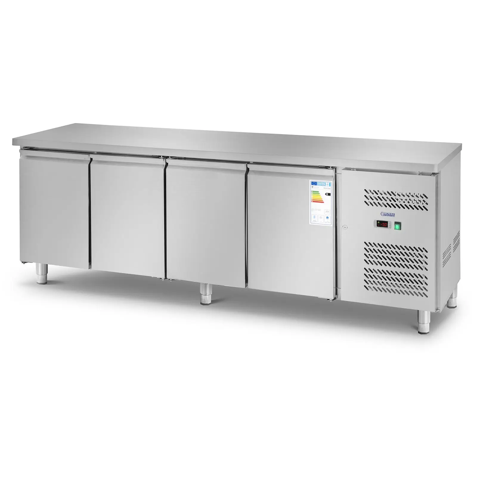 Kølebord - 450 l - 4 køleskabe