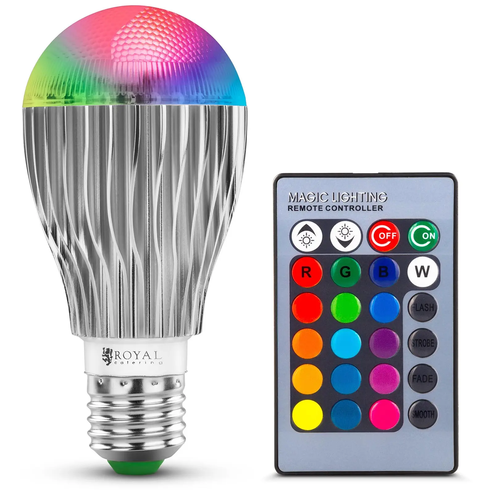 LED-pære med fjernbetjening - 16 farveindstillinger - 5 W