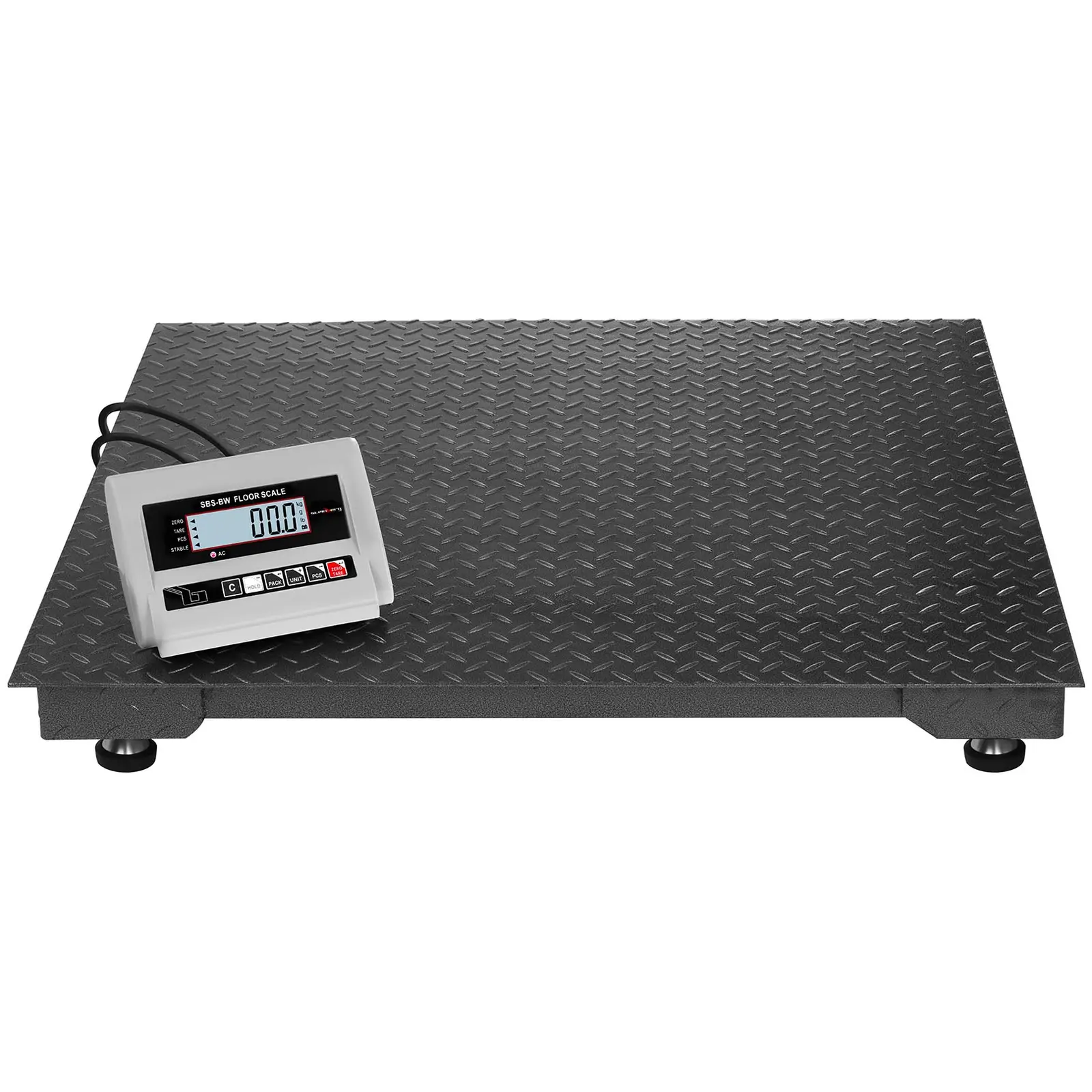 Gulvvægt - 1.000 kg / 0,5 kg - LCD
