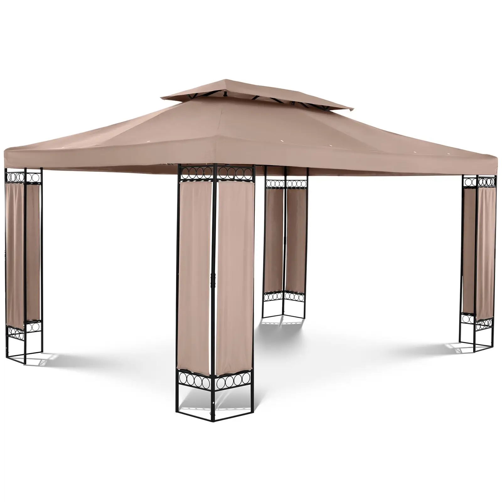 Telt-pavillon - 3 x 4 m - 160 g/m² - beige